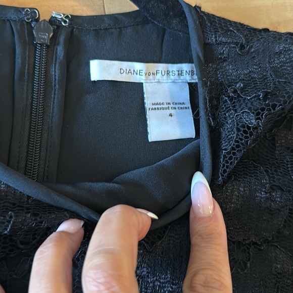 DVF short black dress - Picture 3 of 6